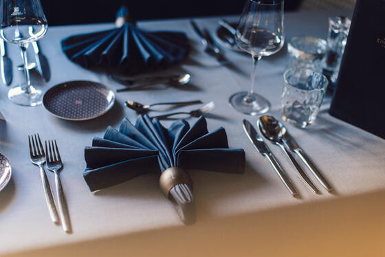 table decoration boutique hotel Tyrol