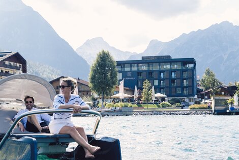 hotel directly on the lake Achensee