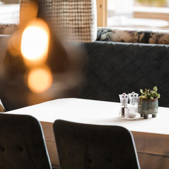 Tisch im Hotelrestaurant Einwaller Pertisau