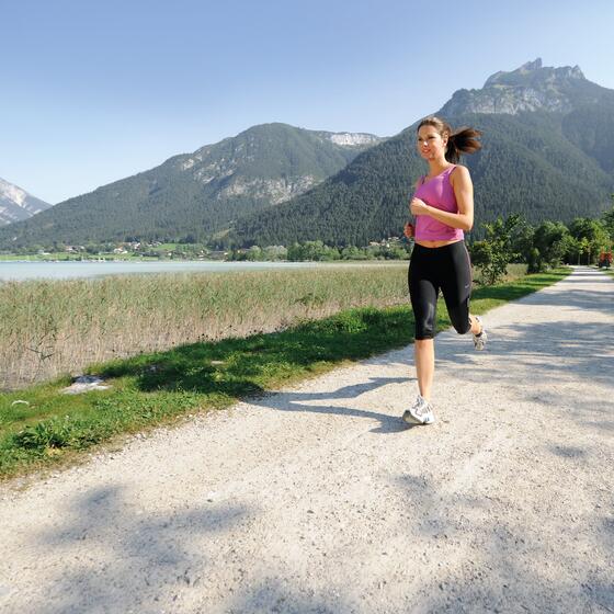 run around the lake Achensee