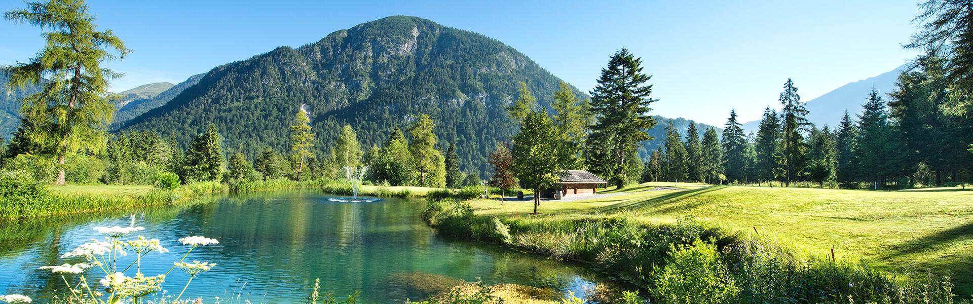 golf course at Lake Achensee