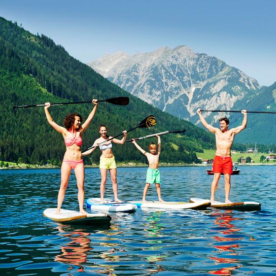 Stand up Paddling at Lake Achensee